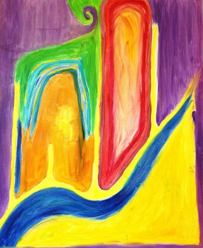 La vita è  - a Paint Artowrk by Daniela Malsiner